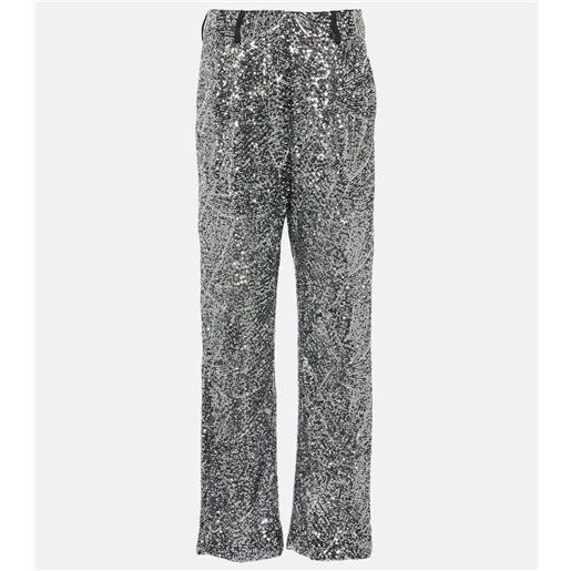 Blaze Milano blazé milano pantaloni fox con paillettes