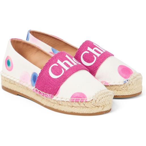Chloe Kids chloã© kids espadrillas con logo