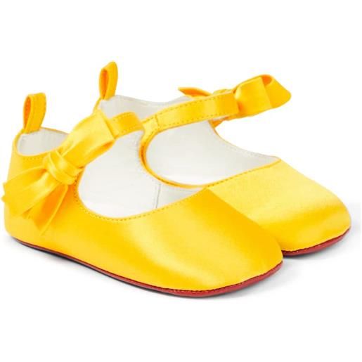 Christian Louboutin Kids baby - ballerine lou babe in crãªpe di raso