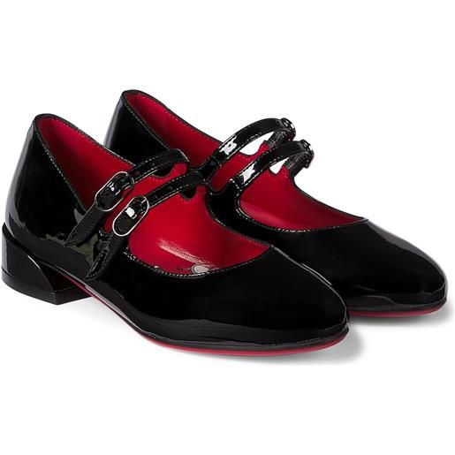 Christian Louboutin Kids ballerine jane fille in vernice