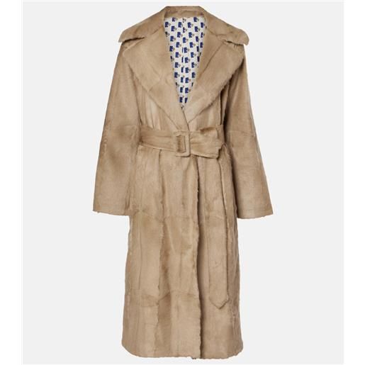 Burberry trench in shearling