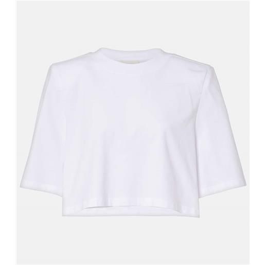 Isabel Marant t-shirt cropped zaely in jersey