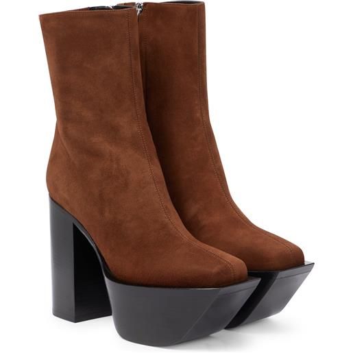 Peter Do stivaletti in suede con plateau
