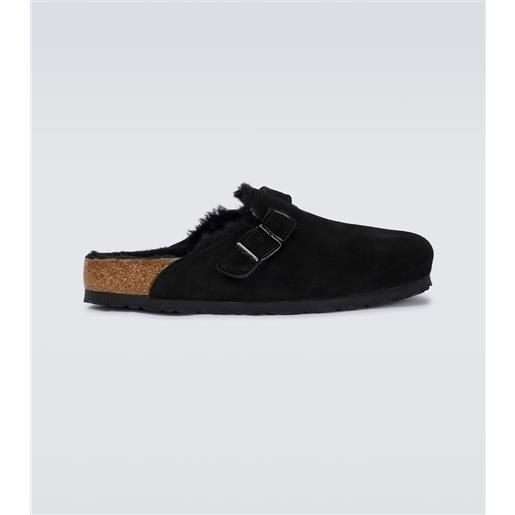 Birkenstock slippers boston in suede