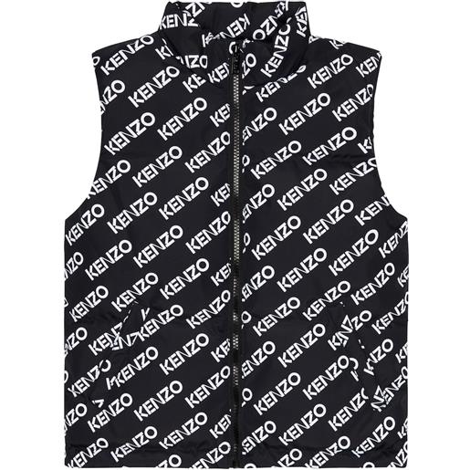 Kenzo Kids piumino senza maniche con logo