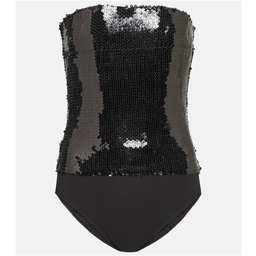 Alexandre Vauthier body a fascia con paillettes