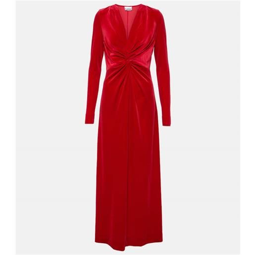 Ganni abito midi in velluto