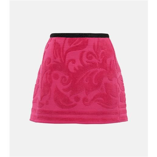 Marine Serre minigonna in cotone