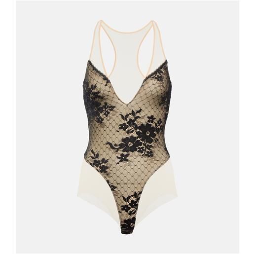 Wolford x n21 - body monica con pizzo