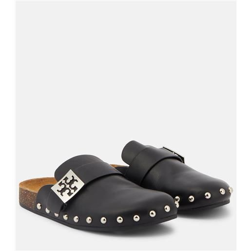 Tory Burch slippers mellow in pelle con borchie