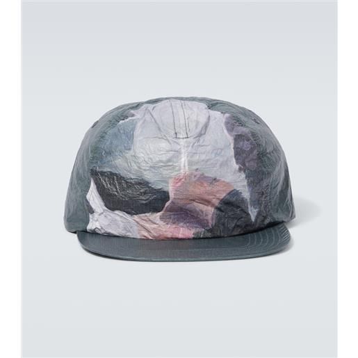 Undercover x kijima takayuki - cappello da baseball in tyvekâ® con stampa