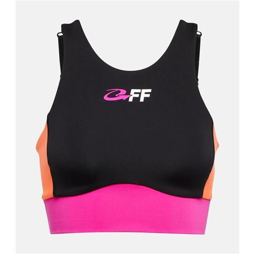 Off-White top sportivo con logo