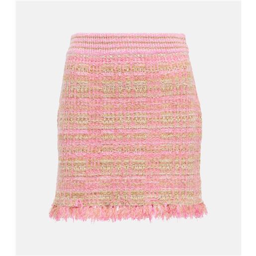 LoveShackFancy minigonna balsam in tweed