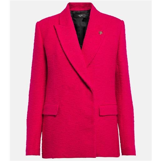 Amiri blazer doppiopetto in bouclã©