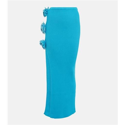 Giuseppe di Morabito gonna midi in maglia a coste