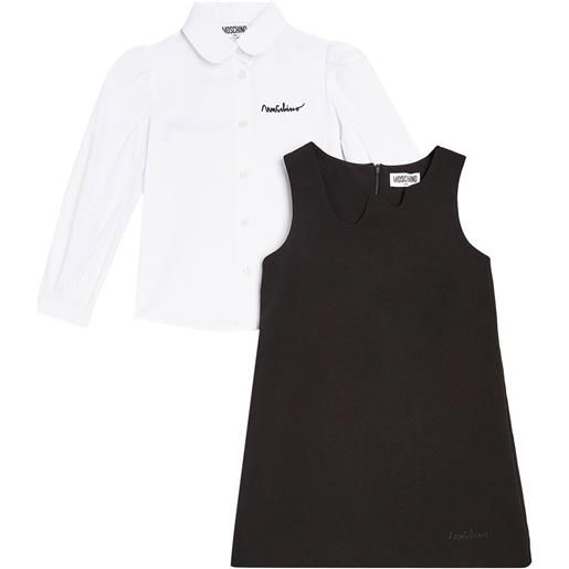 Moschino Kids camicia e abito con logo