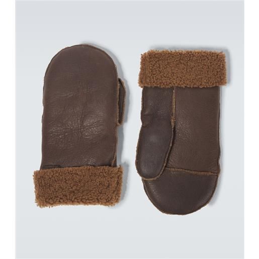 Our Legacy muffole in pelle con shearling