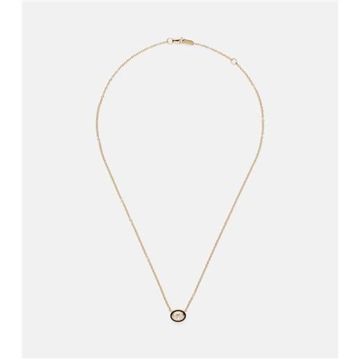 Melissa Kaye collana lenox reign in oro 18kt con diamante