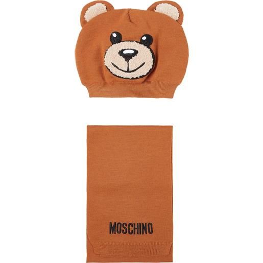Moschino Kids sciarpa e berretto