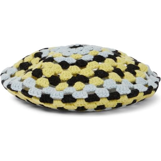 Ganni basco in crochet di misto lana