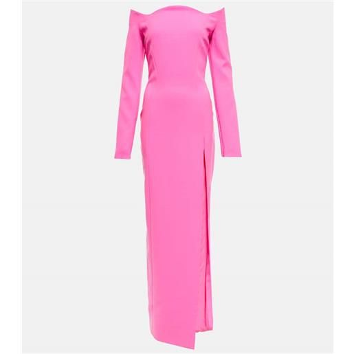 Monot mã´not abito lungo con scollo bardot