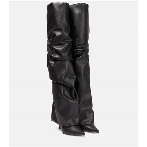 Alexandre Vauthier stivali in similpelle