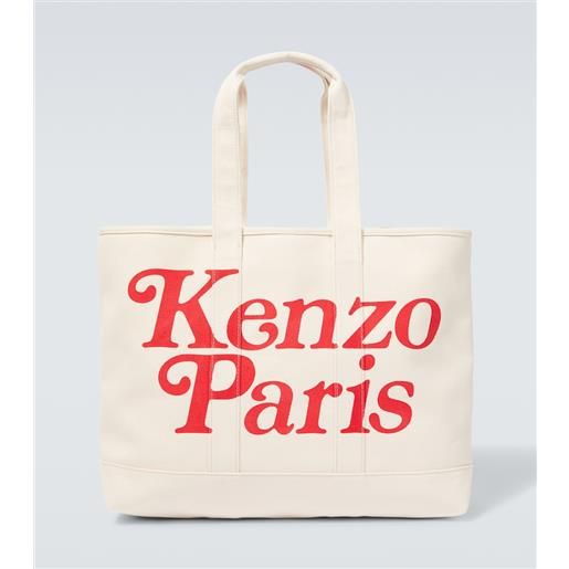Kenzo x verdy - borsa Kenzo utility large in canvas