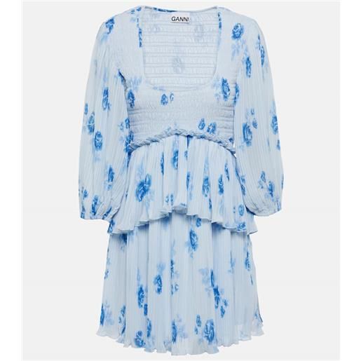 Ganni miniabito in georgette