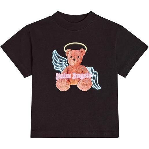 Palm Angels Kids t-shirt in jersey di cotone con stampa