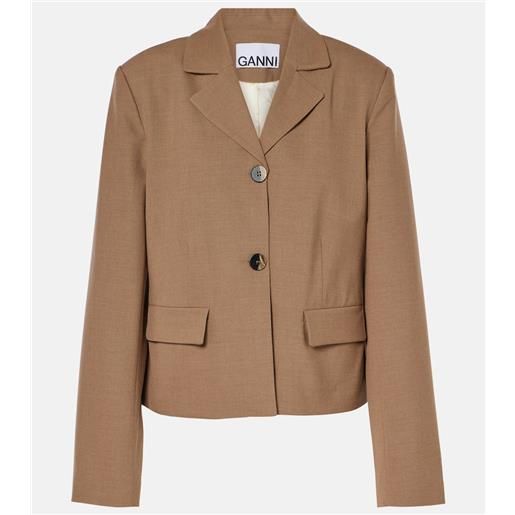 Ganni blazer in twill