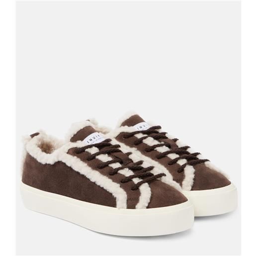 Inuikii sneakers classic in suede con shearling
