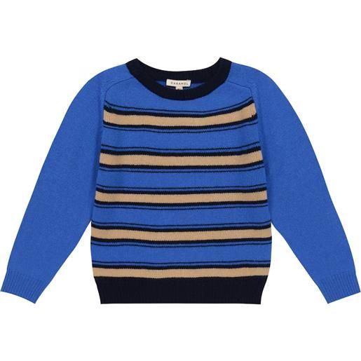 Caramel pullover poa in cashmere a righe