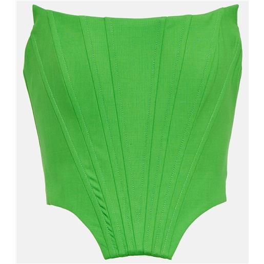 Giuseppe di Morabito bustier in misto lana