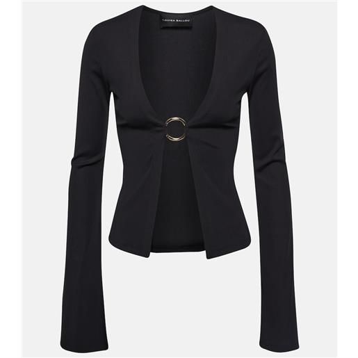 Louisa Ballou cardigan in misto cotone