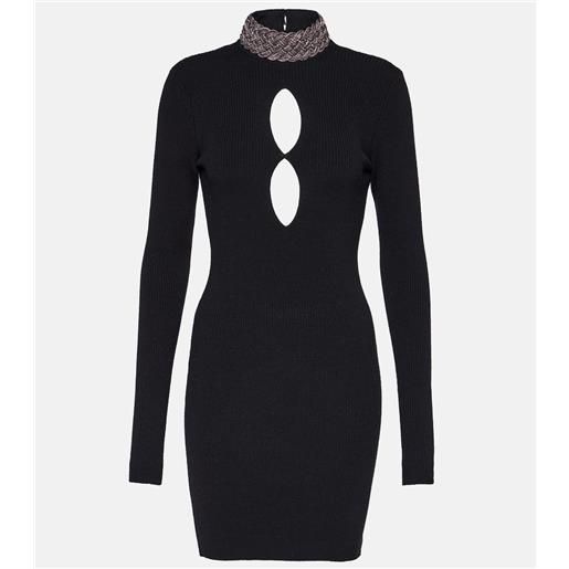 Giuseppe di Morabito miniabito in misto lana con decorazione