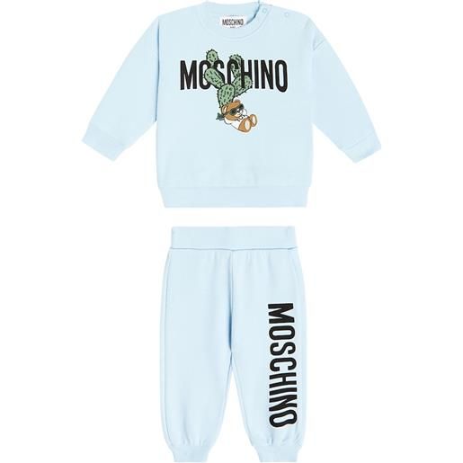 Moschino Kids baby - tuta in jersey di cotone