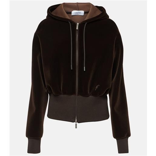Ferragamo felpa in jersey con cappuccio