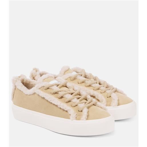 Inuikii sneakers in suede e shearling