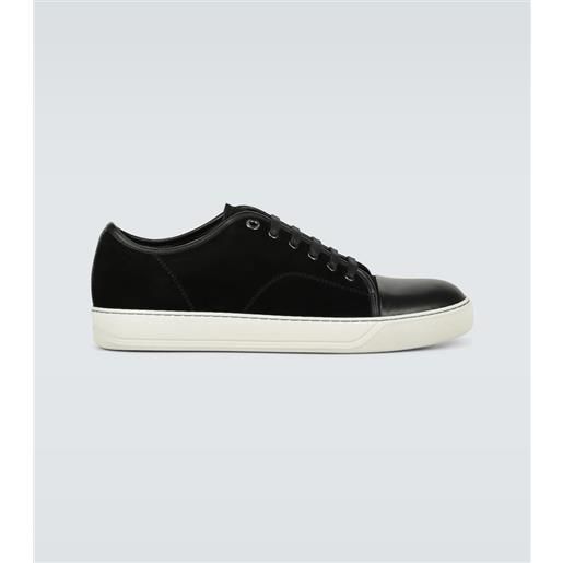 Lanvin sneakers dbb1 in suede e pelle