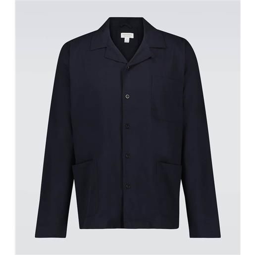 Sunspel camicia del pigiama in cotone