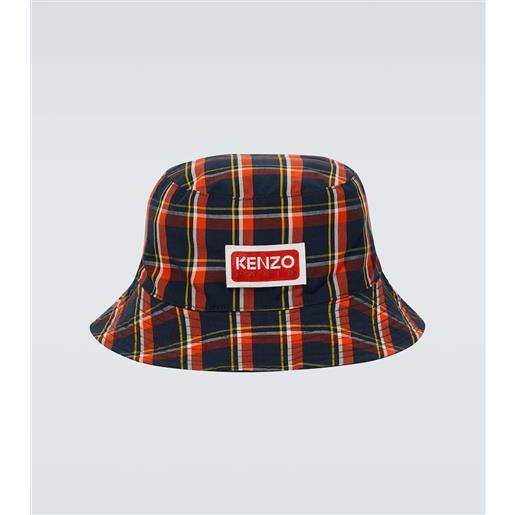 Kenzo cappello da pescatore in cotone con logo