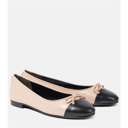 Tory Burch ballerine in pelle con logo