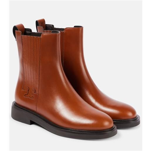 Tory Burch stivaletti chelsea t monogram in pelle