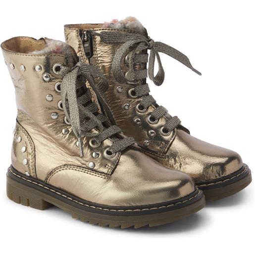 Pom d'Api anfibi sid in pelle metallizzata