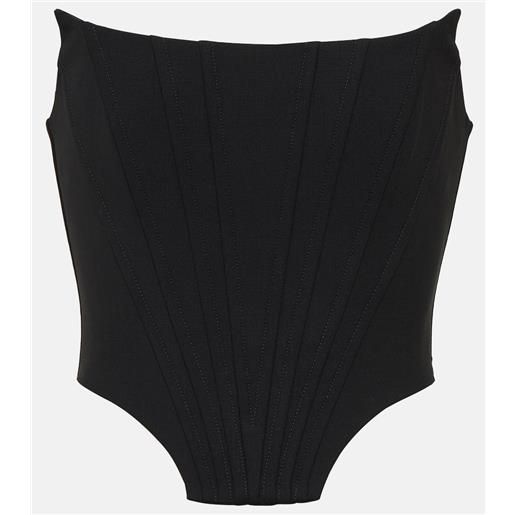 Giuseppe di Morabito top cropped in misto lana