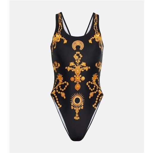 Marine Serre costume intero con stampa