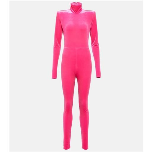 Alexandre Vauthier jumpsuit in velluto
