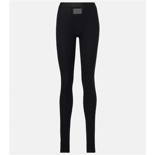 Acne Studios leggings con logo