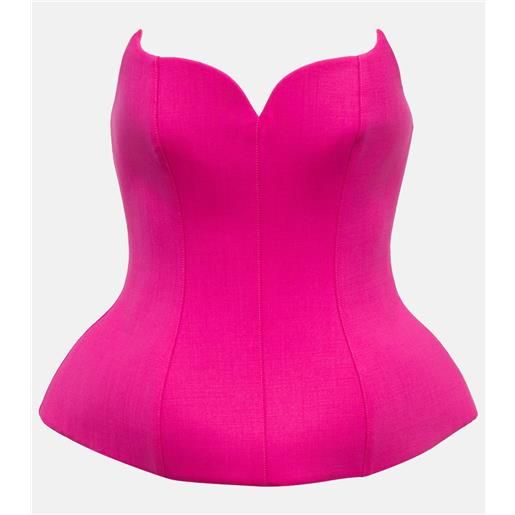 Giuseppe di Morabito bustier in misto lana