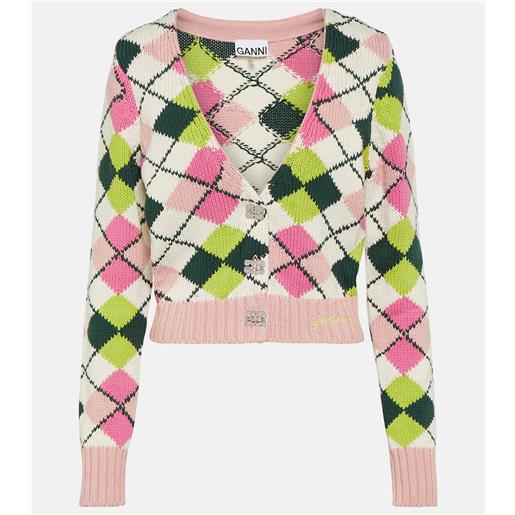 Ganni cardigan in cotone